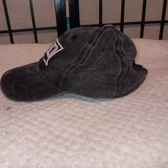 DAD Embroidered Baseball Cap in Washed Black - Picture 3 of 6